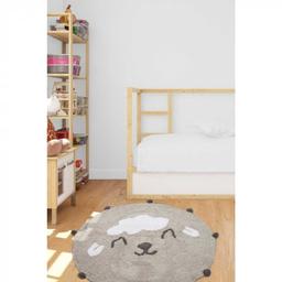 Коврик в детскую комнату Irya Wooly A.Gri, 110х110 см, светло-серый (svt-2000022288606)