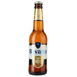Пиво Bavaria Персик, безалкогольне, світле, фільтроване, 0,33 л