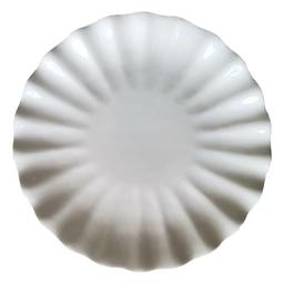 Тарелка S&T Волнистый край, мелкая волна, 30,5 см, белый (503571)