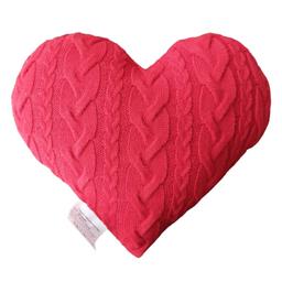 Подушка декоративна Прованс Серце, 33х33 см, червоний (28324)