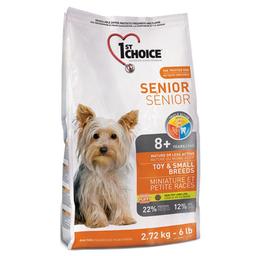 Сухий корм для літніх собак міні порід 1st Choice Senior Toy & Small Breeds, з куркою, 2.72 кг