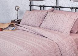 Комплект постельного белья Irya Janna, евростандарт, светло-розовый (svt-2000022266499)