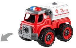 Конструктор DIY Spatial Creativity Пожарная цистерна LM9035, красный (CJ-1614180)