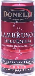 Вино Ігристе Donelli Lambrusco Emilia, червоне, напівсолодке, 7,5%, 0,2 л (716931)
