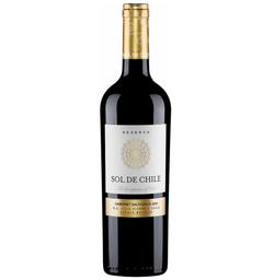 Вино Sol de Chile Cabernet Sauvignon reserva красное сухое,13,5%, 2015, 0,75 л