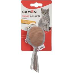 Іграшка для котів Camon М'ячик, з дзвіночком та резинкою, 5,5 см