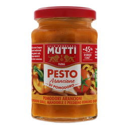 Соус Mutti Песто з помаранчевих томатів, 180 г (850921)