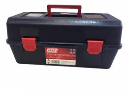 Ящик пластиковый для инструментов Tayg Box 23 Caja htas, с 2 органайзерами, 35,6х18,4х16,3 см, синий (123009)