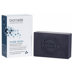 Мило-детокс Biotrade Pure Skin для шкіри обличчя та тіла з розширеними порами, 100 г (3800221840969)