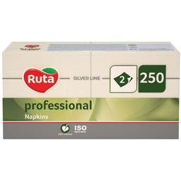 Салфетки Ruta Professional, двухслойные, 32,5х32,5 см, 250 шт., шампань