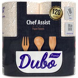 Бумажные полотенца Диво Premio Chef Assist, трехслойные, 2 рулона