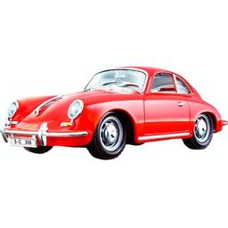 Автомодель Bburago Porsche 356B 1961 г 1:24 красный (18-22079)
