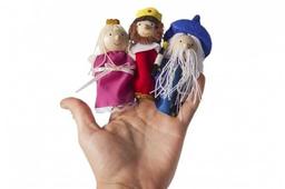 Набір ляльок для пальчикового театру Goki, 3 шт. (51592G)