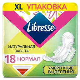 Гігієнічні прокладки Libresse Натуральна турбота Нормал, 18 шт.