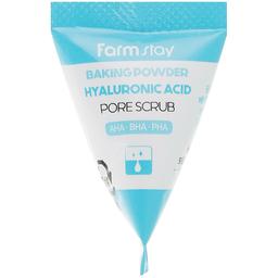 Скраб для обличчя FarmStay Baking Powder Hyaluronic Acid Pore Scrub, 7 г