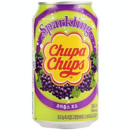 Напиток Chupa Chups Grape, газированный, ж/б, 345 мл (888451)