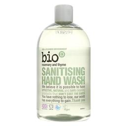 Органічне дезінфікуюче рідке мило Bio-D Sanitising Hand Wash Rosemary&Thyme, з натуральним ефірним маслом розмарину і чебрецю, 500 мл
