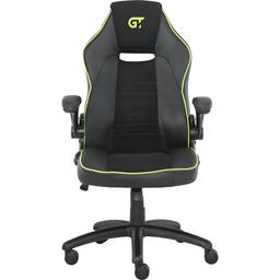 Геймерское кресло GT Racer черное с зеленым (X-2760 Black/Green)