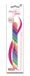 Манікюрна пилка Titania Rainbow 17.5 см (1028)