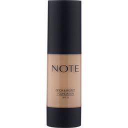 Тональна основа Note Cosmetique Detox And Protect Foundation відтінок 116 (Golden Beige) 30 мл