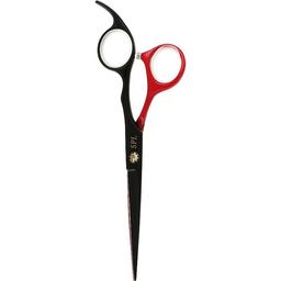 Ножиці перукарські SPL, 6.0 дюймів, чорні з червоним