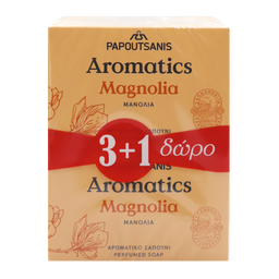 Тверде мило Aromatics Магнолія, 400 г (4 шт. по 100 г) (ABSM400)