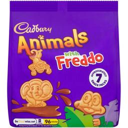 Печиво Cadbury Тварини з Фредо міні з молочним шоколадом 139.3 г
