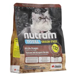 Сухой корм для котов Nutram - T22 GF Salmon&Trout Cat, индейка-курица, 340 г (67714980059)