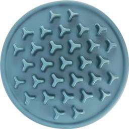 Миска-килимок для собак Trixie Pillars, для повільного годування, d35 см, блакитний (25038)