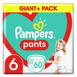 Подгузники-трусики Pampers Pants 6 (15+ кг), 60 шт. (81683319)