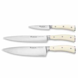 Набор ножей Wuesthof Classic Ikon Crème, 3 предмета (1120460301)