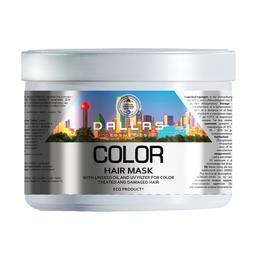 Маска для фарбованого волосся Dallas Cosmetics Color з лляною олією та УФ-фільтром, 500 мл (723567)