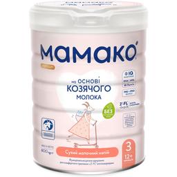 Сухой молочный напиток на основе козьего молока MAMAKO 3 Premium, 800 г