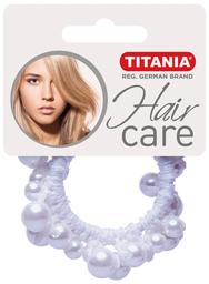 Резинка для волосся Titania, 5 см, біла, 1 шт. (8171)