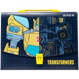 Пластиковый портфель-коробка Kite Transformers BumbleBee Movie А4 темно-синий (TF20-209)