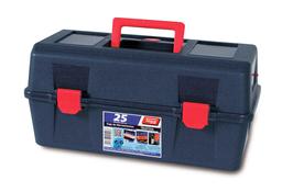 Ящик пластиковый для инструментов Tayg Box 25 Caja htas, с 2 органайзерами, 40х20,6х18,8 см, синий (125003)
