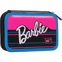 Пенал жесткий Yes HP-01 Barbie, 13х21х4 см, синий с розовым (533089)