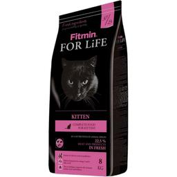 Сухий корм Fitmin For Life Kitten для кошенят віком до 12-ти місяців, вагітних і лактуючих кішок 8 кг