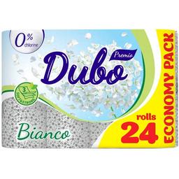 Туалетная бумага Диво Premio Bianco, трехслойная, 24 рулона