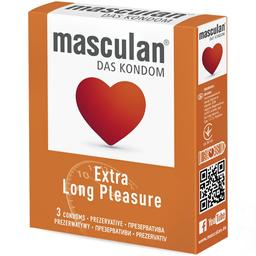 Презервативи Masculan Extra Long Pleasure продовжують задоволення 3 шт.
