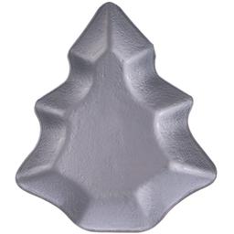 Тарілка Offtop Ялинка, сріблястий (854979)