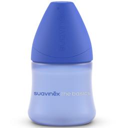 Пляшечка для годування Suavinex Basics, 150 мл, синій, 2 шт. (307605/3)