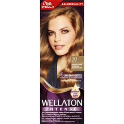 Інтенсивна крем-фарба для волосся Wellaton, відтінок 7/7 (Карамельний шоколад), 110 мл