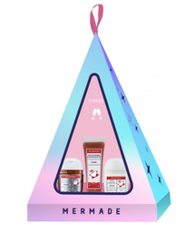Новогодний подарочный набор Mermade Cola: Антисептик для рук, 29 мл, Крем для рук с ланолином, 29 мл, Увлажняющий бальзам для губ, 10 мл (01MRM6328)