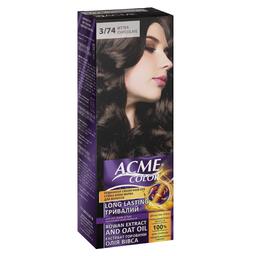 Крем-краска для волос Acme Color EXP, оттенок 3/74 (Горький шоколад), 115 мл