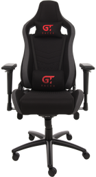 Геймерское кресло GT Racer черное с серым (X-0712 Shadow Gray)