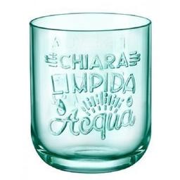 Склянка Bormioli Rocco Graphica для воды, 395 мл, зелений (122101MTV121990)