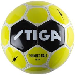 Футбольный мяч Stiga Thunder, размер 4, зеленый (84-2724-04)