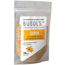 Сіль Busols Gerua з травами, квітами календули та чорнобривців, 150 г