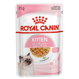 Вологий корм для кошенят Royal Canin Kitten Instinctive, шматочки в желе, 85 г